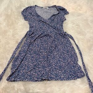Rebel Sugar blue wrap dress size M